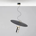 Suspension design à disque incliné, noire ou blanche, noir