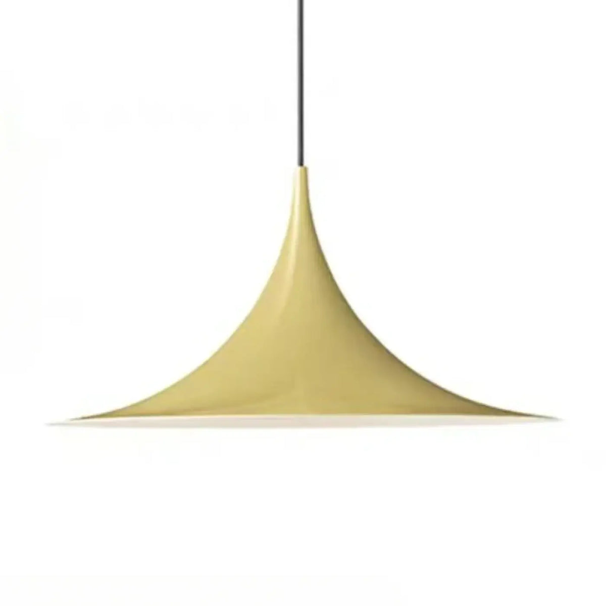 Suspension conique, sept coloris et deux tailles S et M, jaune
