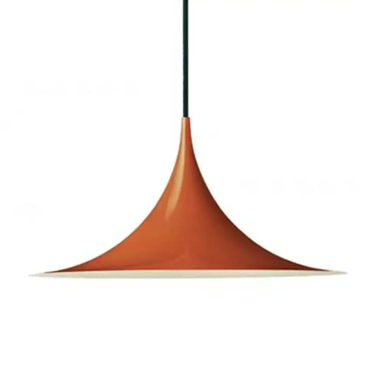 Suspension conique, sept coloris et deux tailles S et M, orange