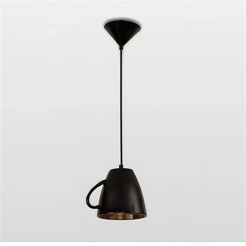 Suspension théière ou tasse, noir, rouge ou blanc, noir