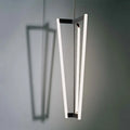 Suspension géométrique élancée, blanc, doré ou noir, tailles S ou M, blanc