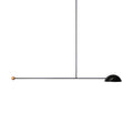 Suspension géométrique noire au style moderne, tailles S, M, L