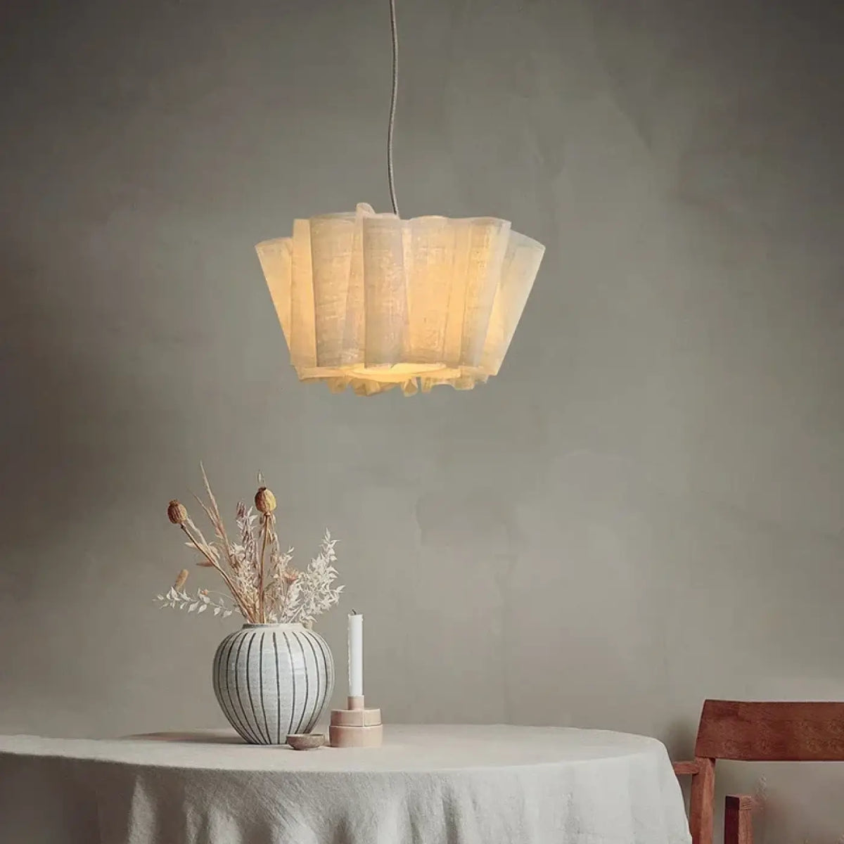 Suspension design à la lumière douce, quatre tailles