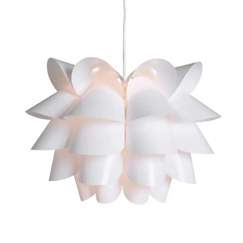 Suspension moderne en forme de fleur, lignes organiques