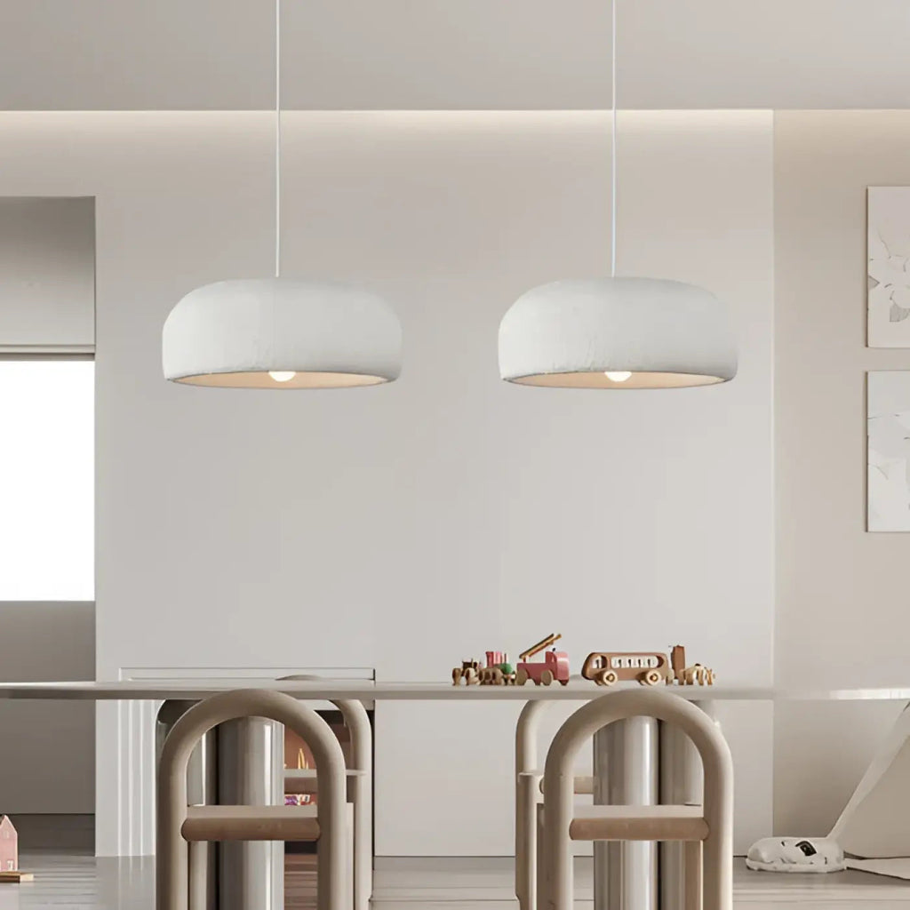 Suspension moderne gris béton, tailles S, M, L ou XL