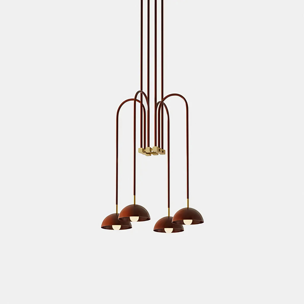 Suspension design aérienne, rouge ou grise, tailles S, M, L, rouge