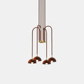 Suspension design aérienne, rouge ou grise, tailles S, M, L, rouge