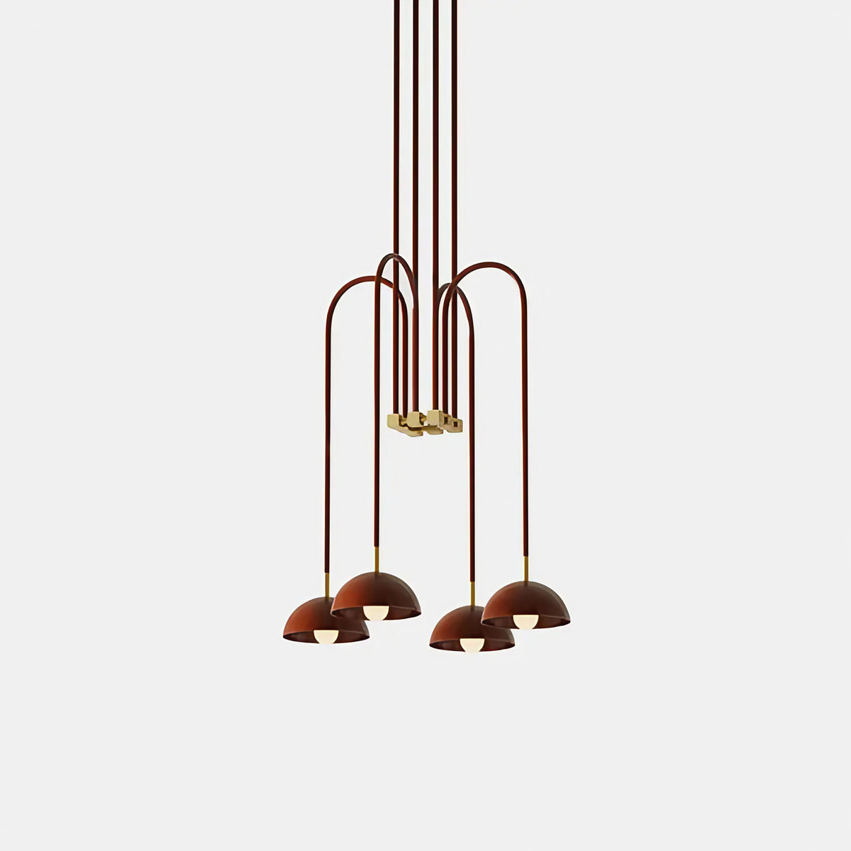 Suspension design aérienne, rouge ou grise, tailles S, M, L, rouge