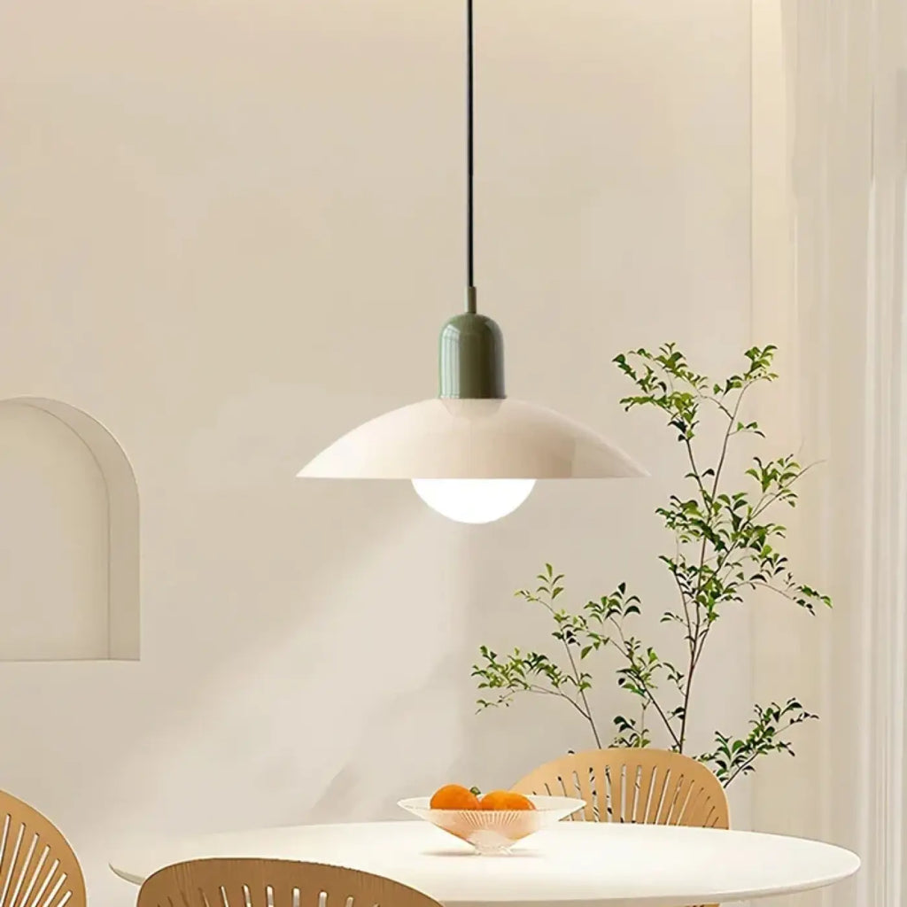 Suspension nordique pour salle à manger, 17 coloris unis ou duo