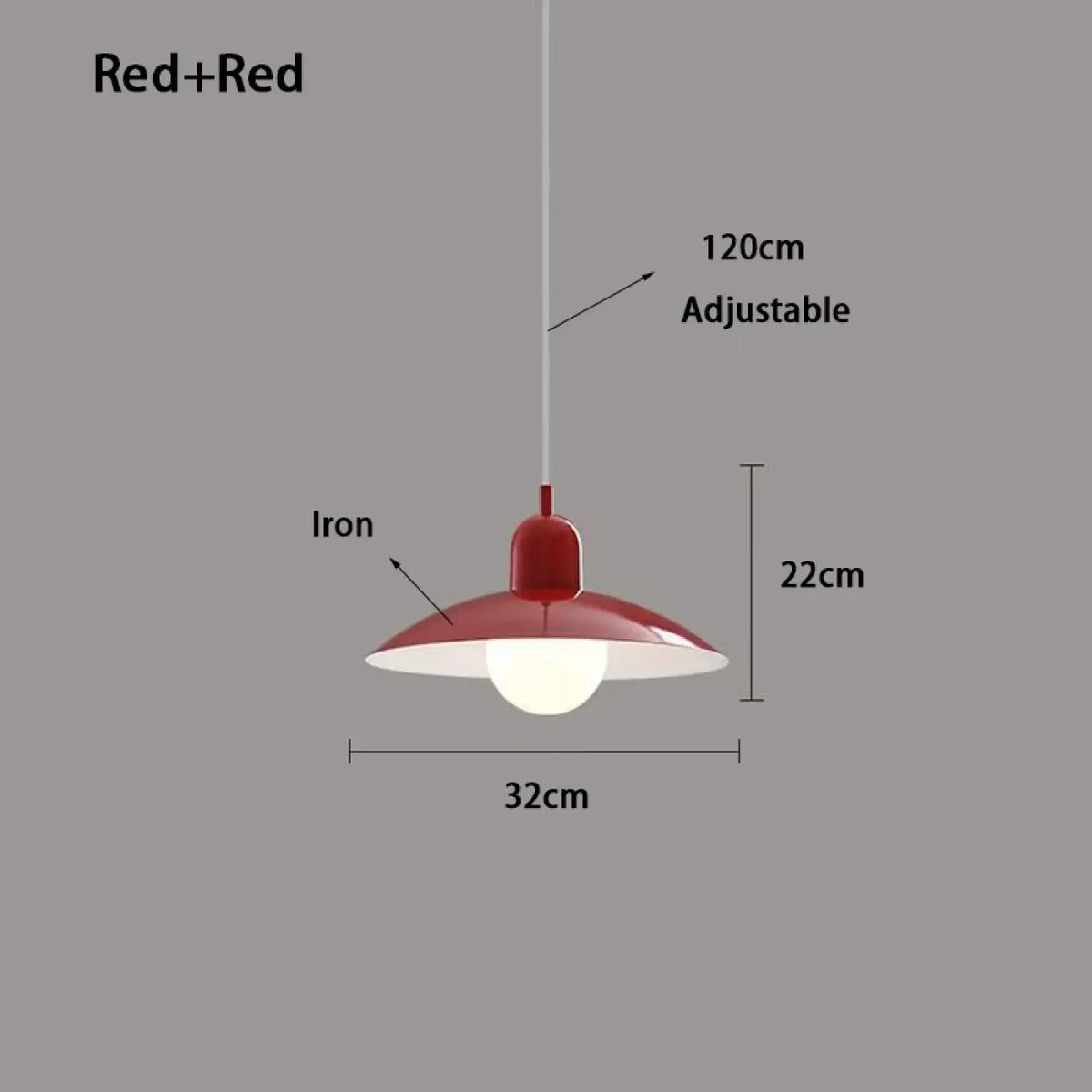 Suspension nordique pour salle à manger, 17 coloris unis ou duo