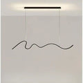 Suspension design ondulée, noire ou blanche, tailles S ou M, noir