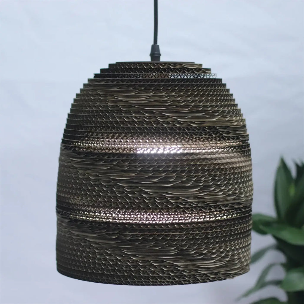 Suspension design en papier sculpté