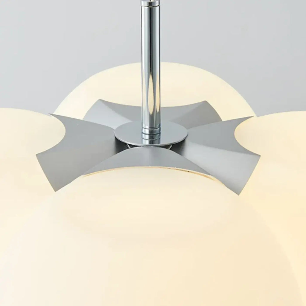 Suspension en PE blanc et métal, tailles S et M