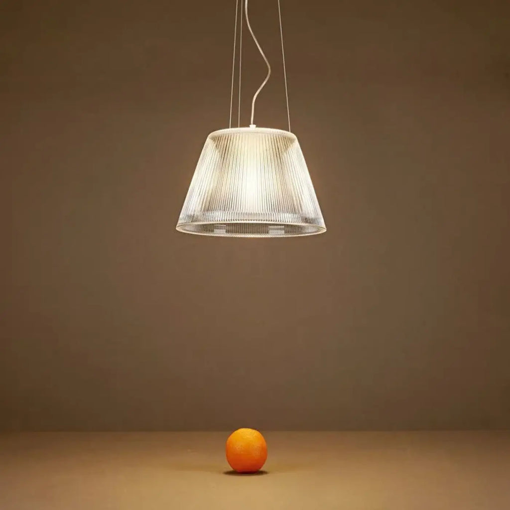 Suspension transparente contemporaine, tailles S et M