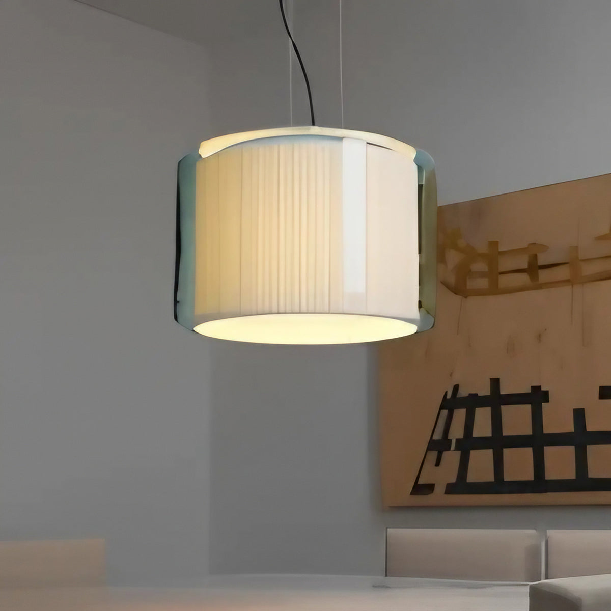 Suspension à diffuseur plissé, taille S ou M