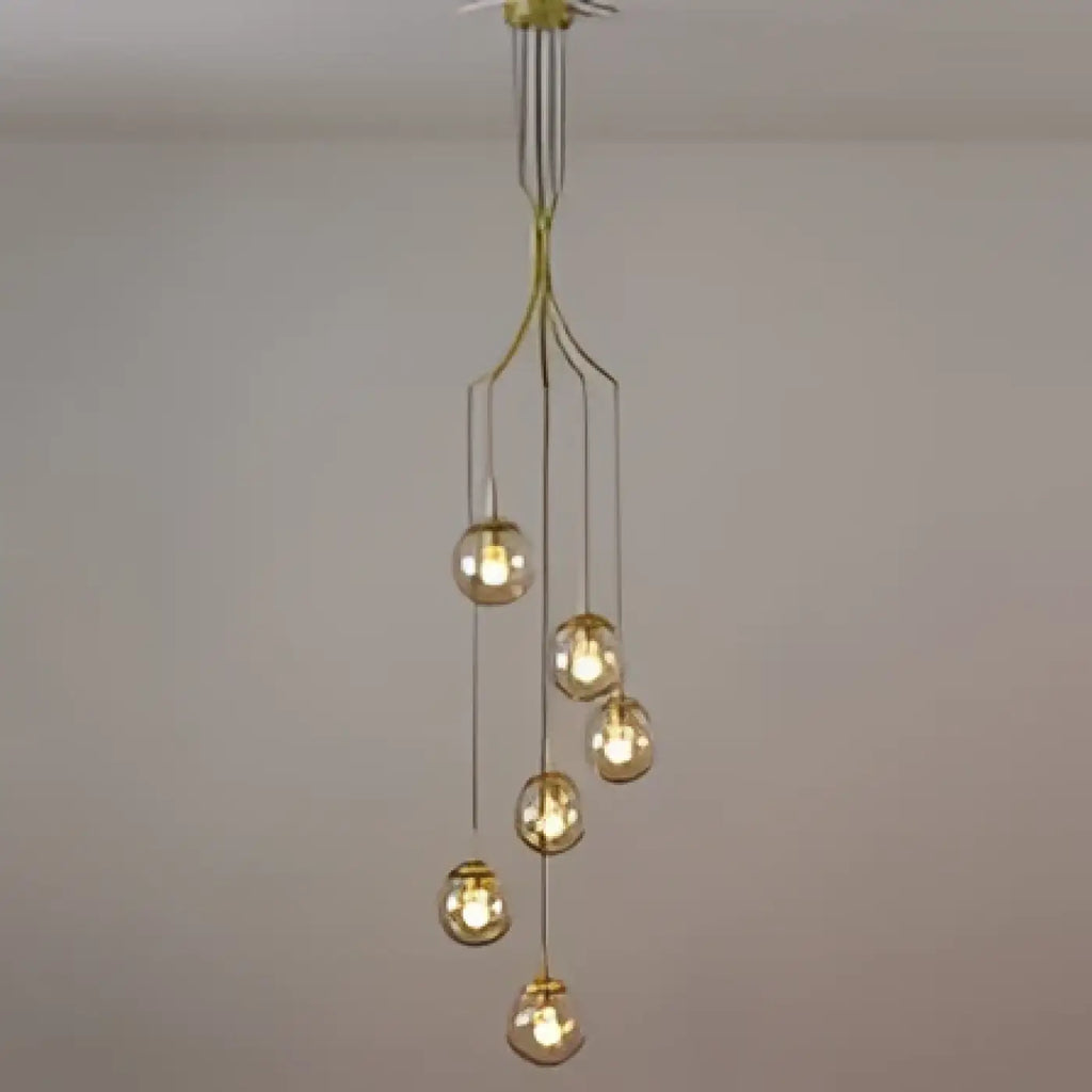 Suspension contemporaine, deux modèles, noir ou doré, S ou M