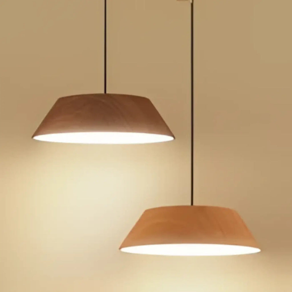 Suspension en métal contemporaine, marron ou beige