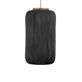 Suspension en rotin tissé bohème, noir ou beige, tailles S à L, noir