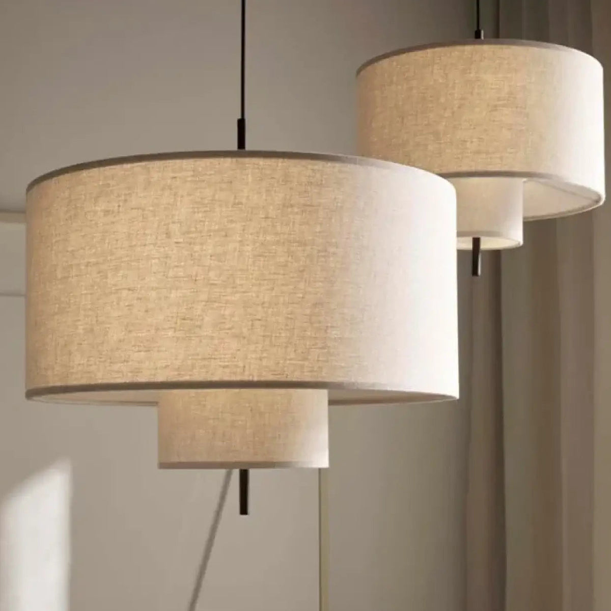 Suspension en tissu minimaliste pour salon, tailles S, M et L