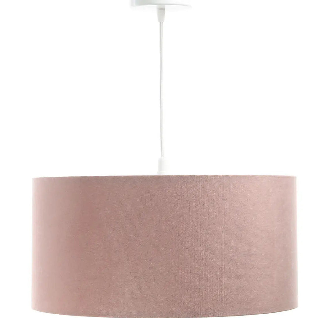 Suspension cylindre en tissu rose clair, tailles S à XL