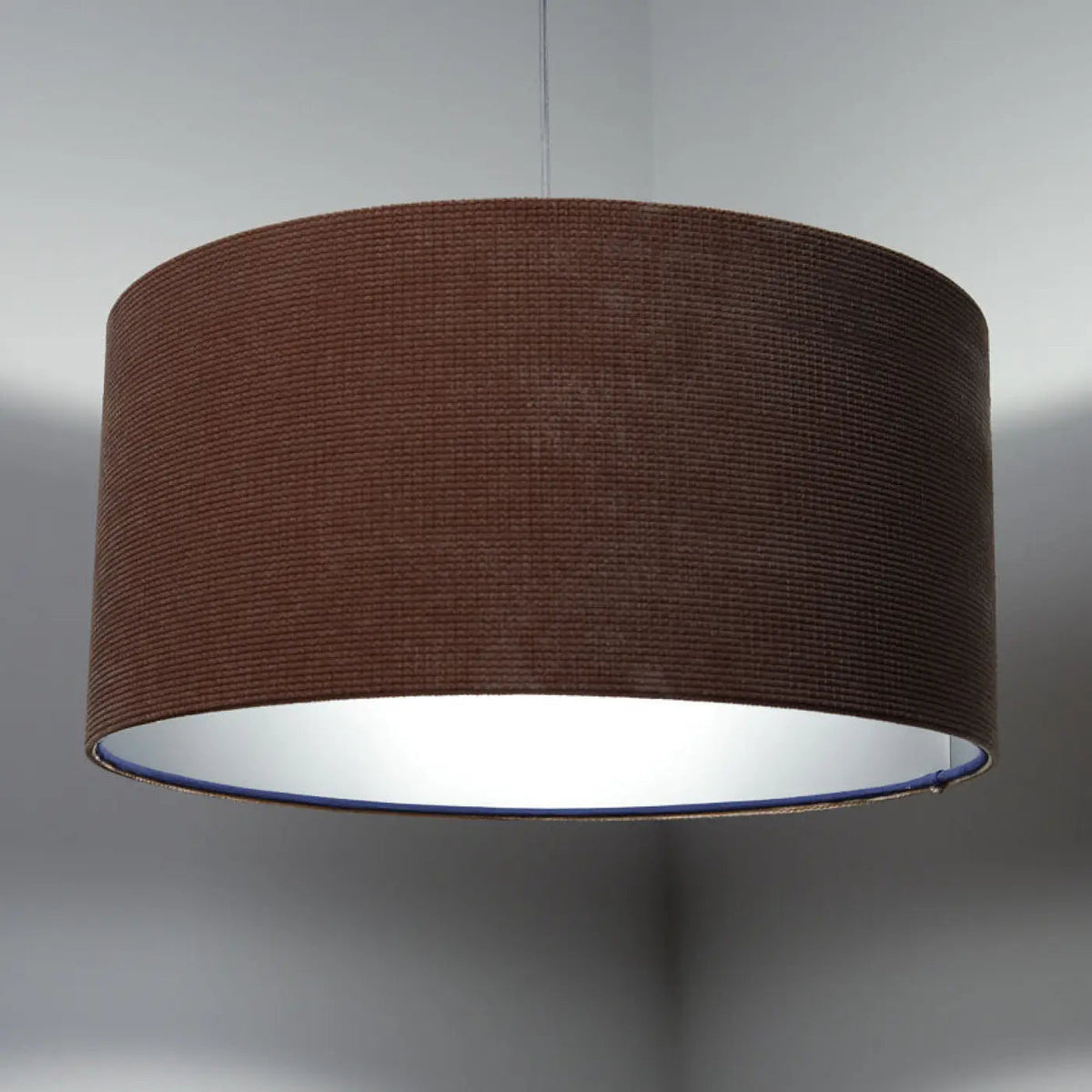Suspension en tissu rose et argent, style moderne chic