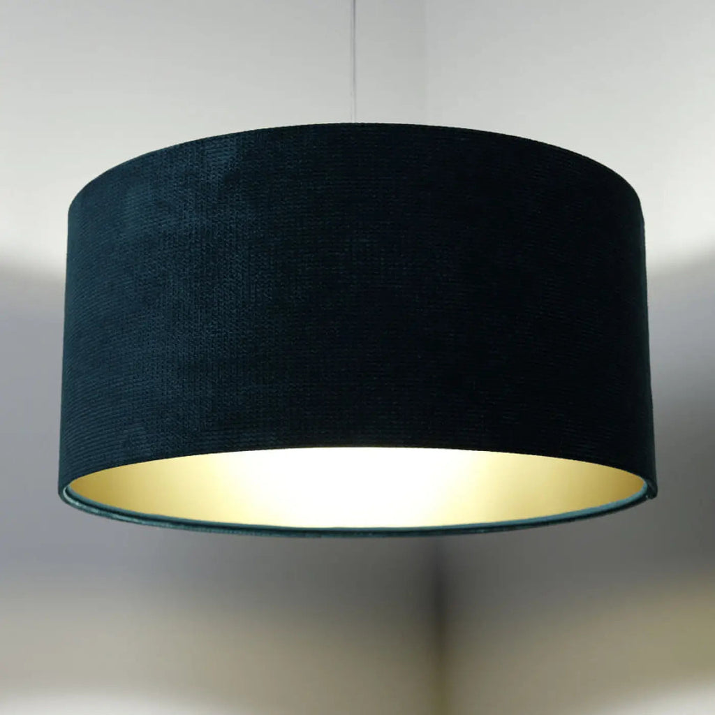 Suspension en tissu vert et doré, moderne, tailles S, M et L