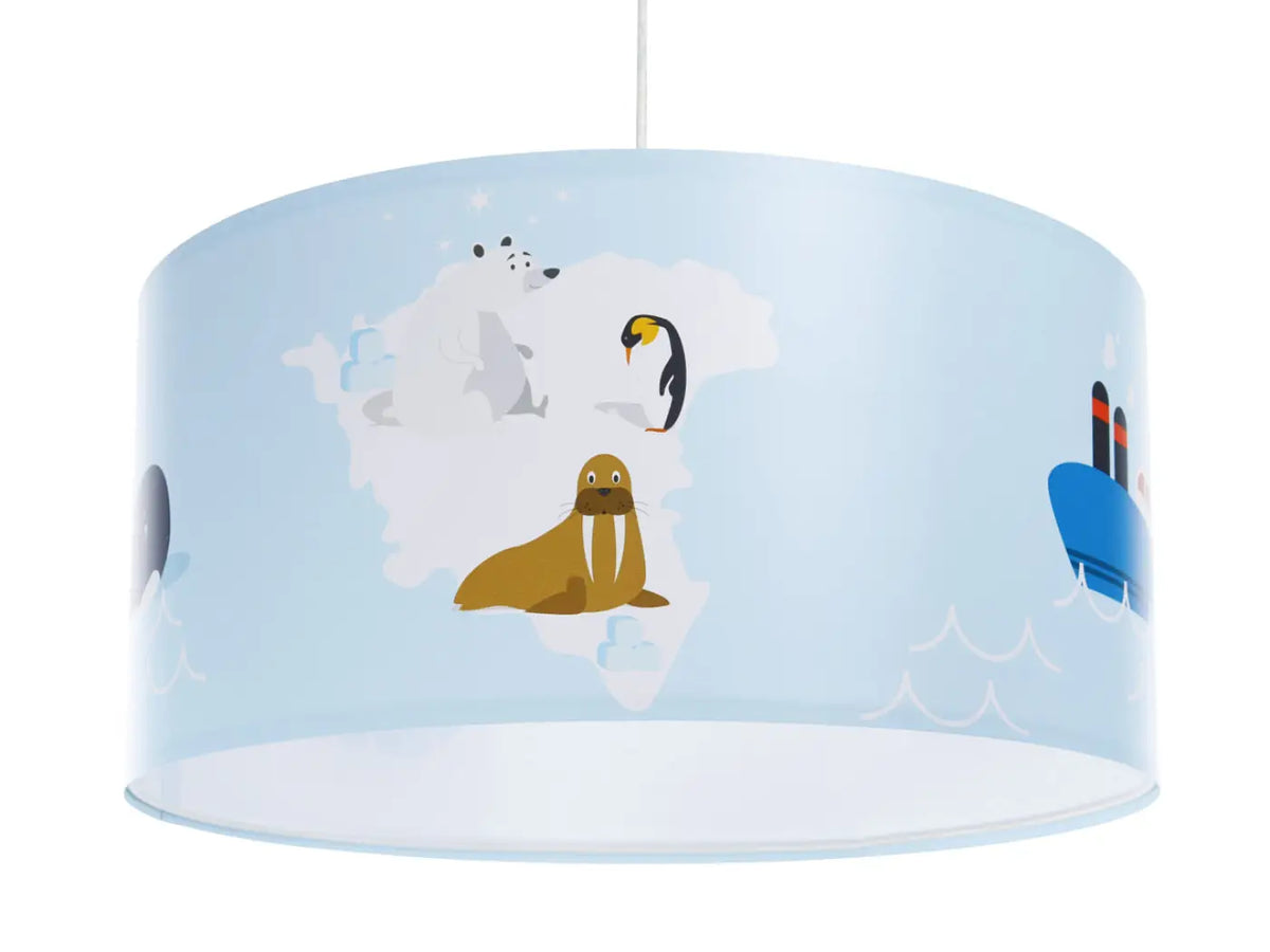 Suspension enfant animaux de l'Arctique, ours polaires et phoques