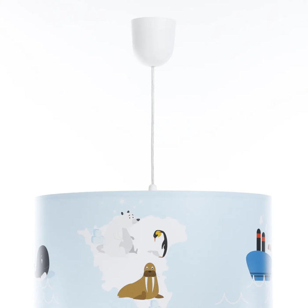 Suspension enfant animaux de l'Arctique, ours polaires et phoques