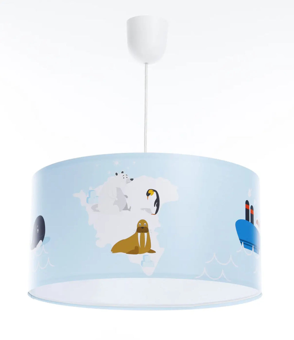 Suspension enfant animaux de l'Arctique, ours polaires et phoques