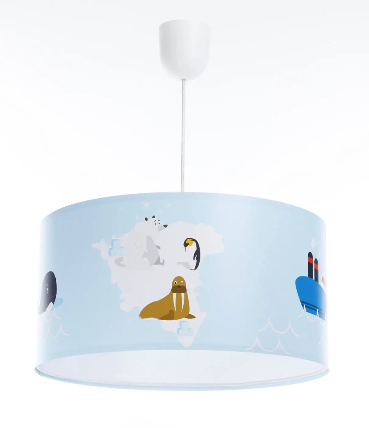 Suspension enfant animaux de l'Arctique, ours polaires et phoques