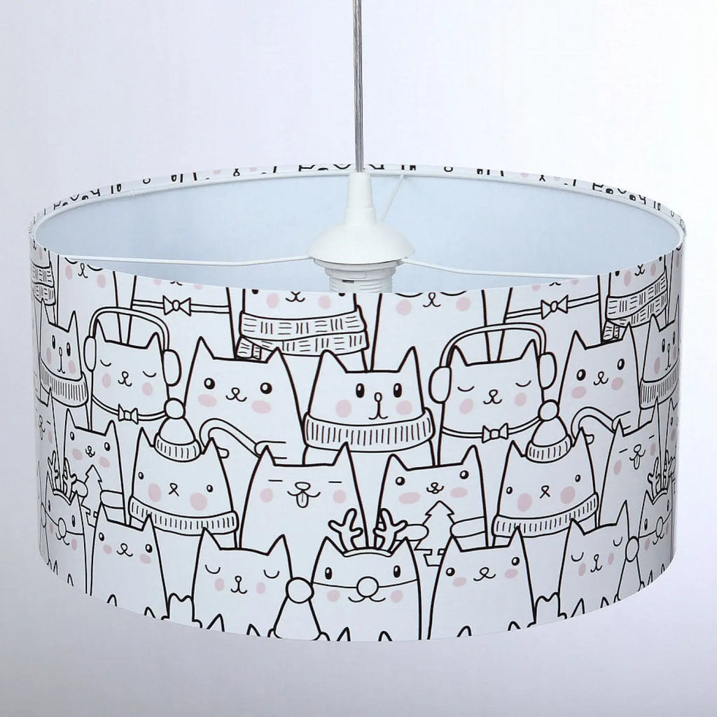 Suspension enfant à chats dessinés, trois tailles S, M et L