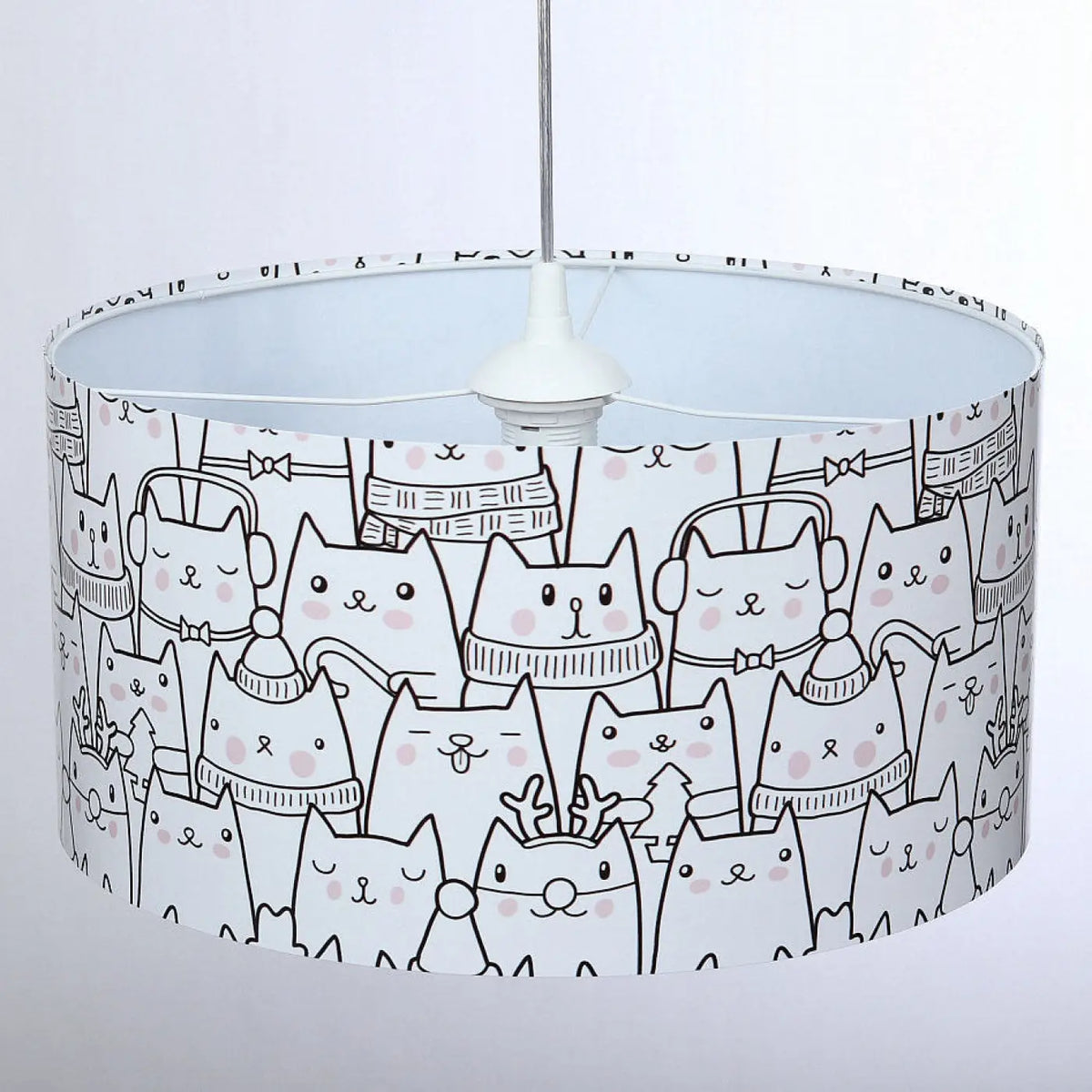Suspension enfant à chats dessinés, trois tailles S, M et L