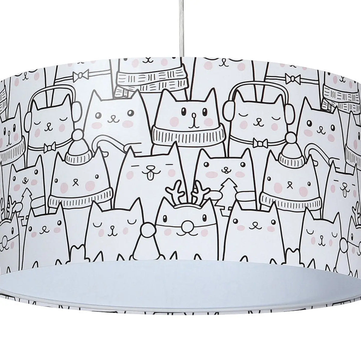 Suspension enfant à chats dessinés, trois tailles S, M et L