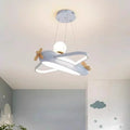 Suspension avion à hélices pour chambre d'enfant, bleu ou beige, bleu