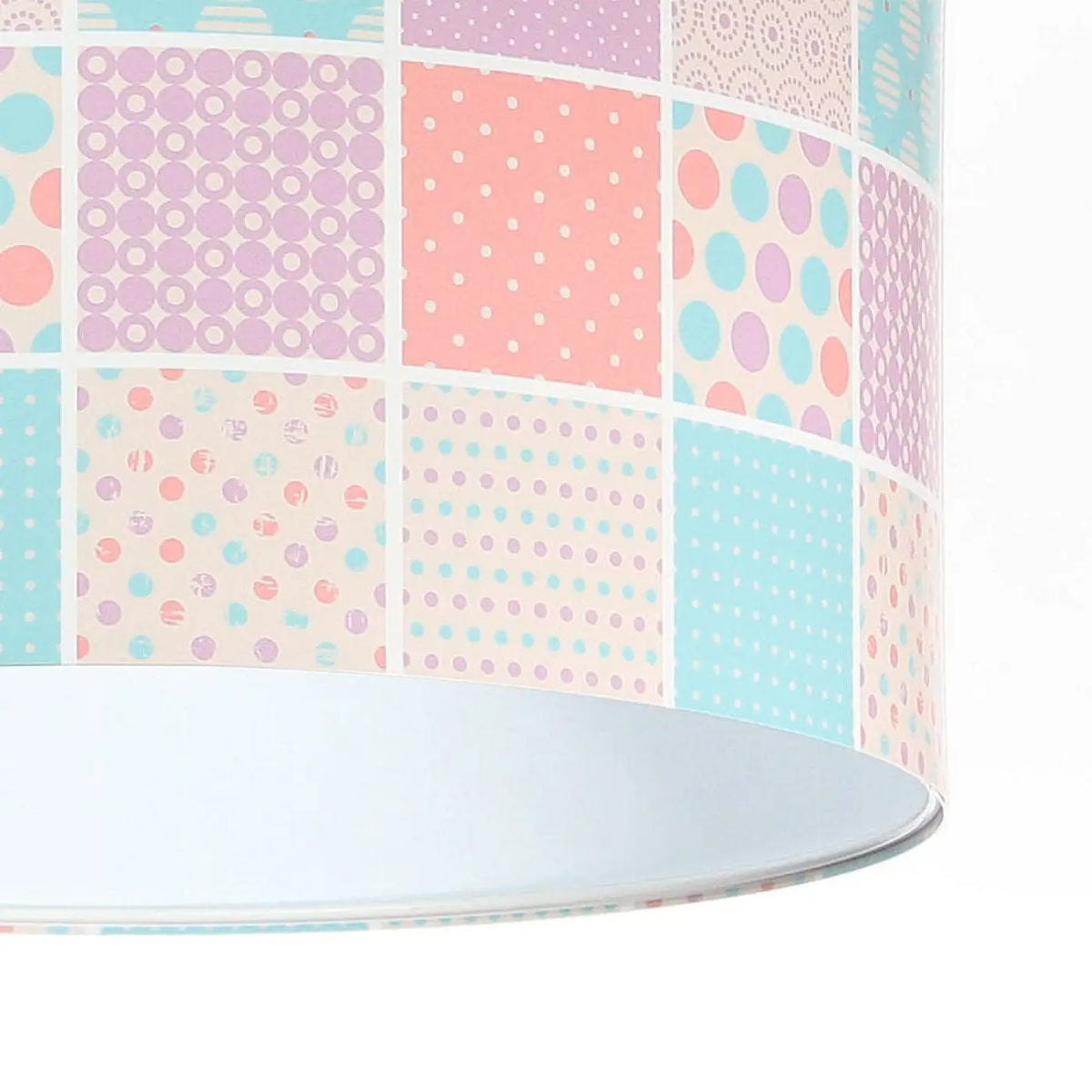 Suspension enfant pastel à motifs géométriques, S, M ou L