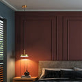 Suspension épurée pour chambre, dorée ou noire, doré