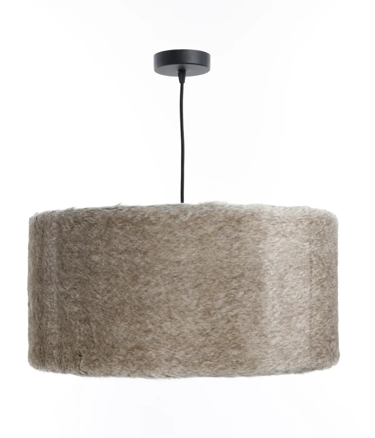 Suspension en fausse fourrure beige, intérieur cuivré, S, M, L