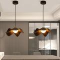 Suspension fleur design scandinave, noire ou blanche, noir