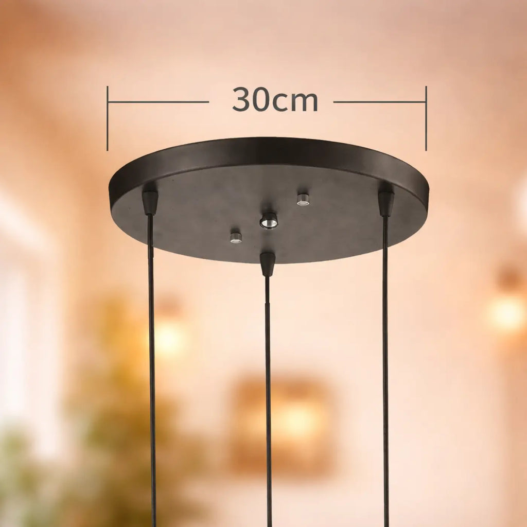 Suspension en forme de bouteille, quatre teintes vives