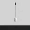 Suspension capsule moderne, cinq coloris, blanc