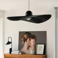 Suspension en forme de chapeau, noir ou blanc, noir