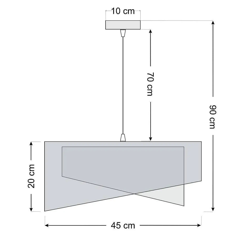 Suspension velours graphite arrondie, intérieur doré, S ou M