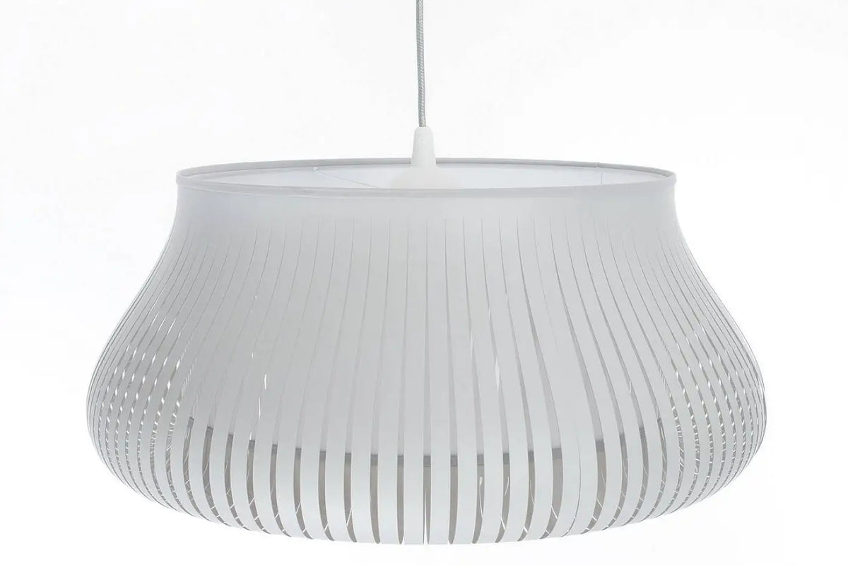 Suspension ajourée gris clair, forme arrondie, tailles S ou M