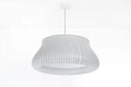 Suspension ajourée gris clair, forme arrondie, tailles S ou M