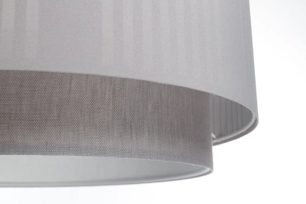 Suspension grise au design sobre, trois tailles S, M et L
