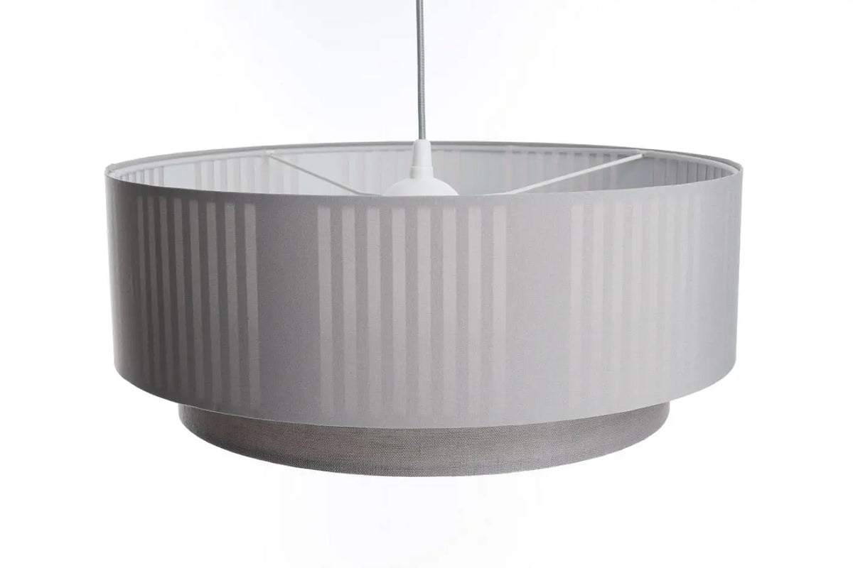 Suspension grise au design sobre, trois tailles S, M et L