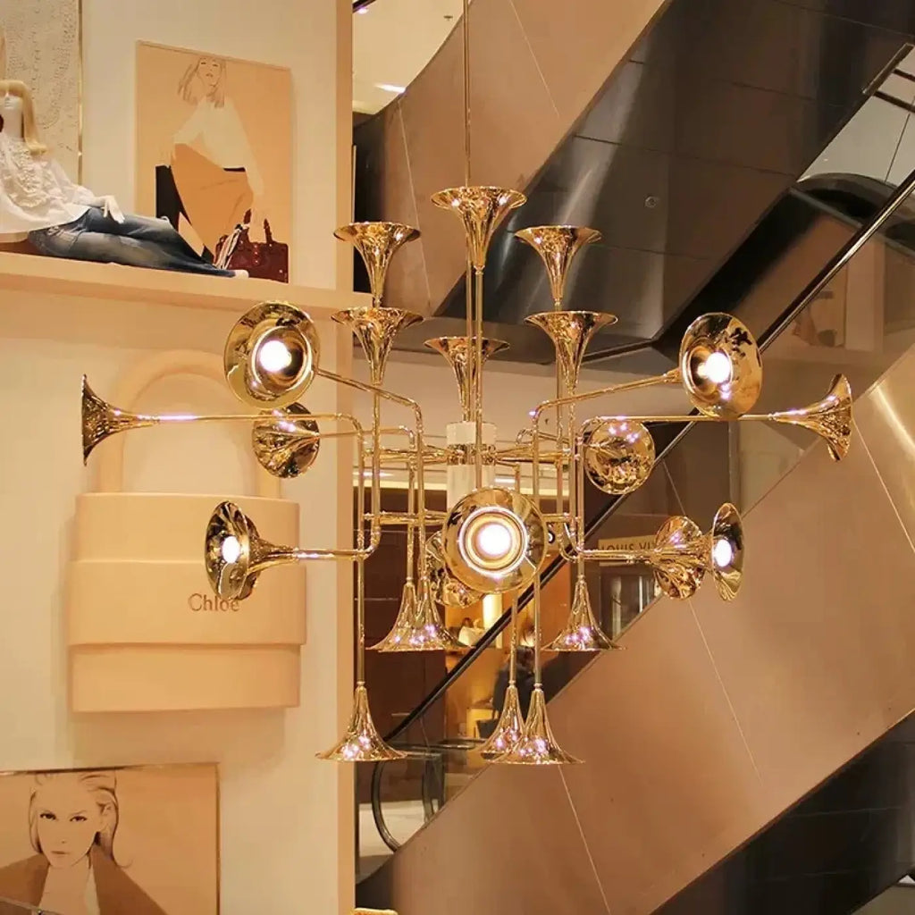 Suspension design moderne, tailles S et M, lumière au choix