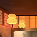 Suspension japonaise en papier, lumière douce et diffuse
