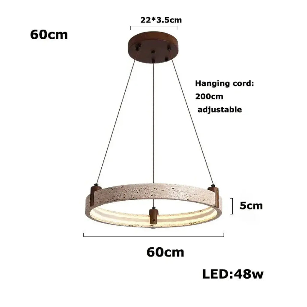 Suspension LED moderne au design épuré, tailles S, M et L
