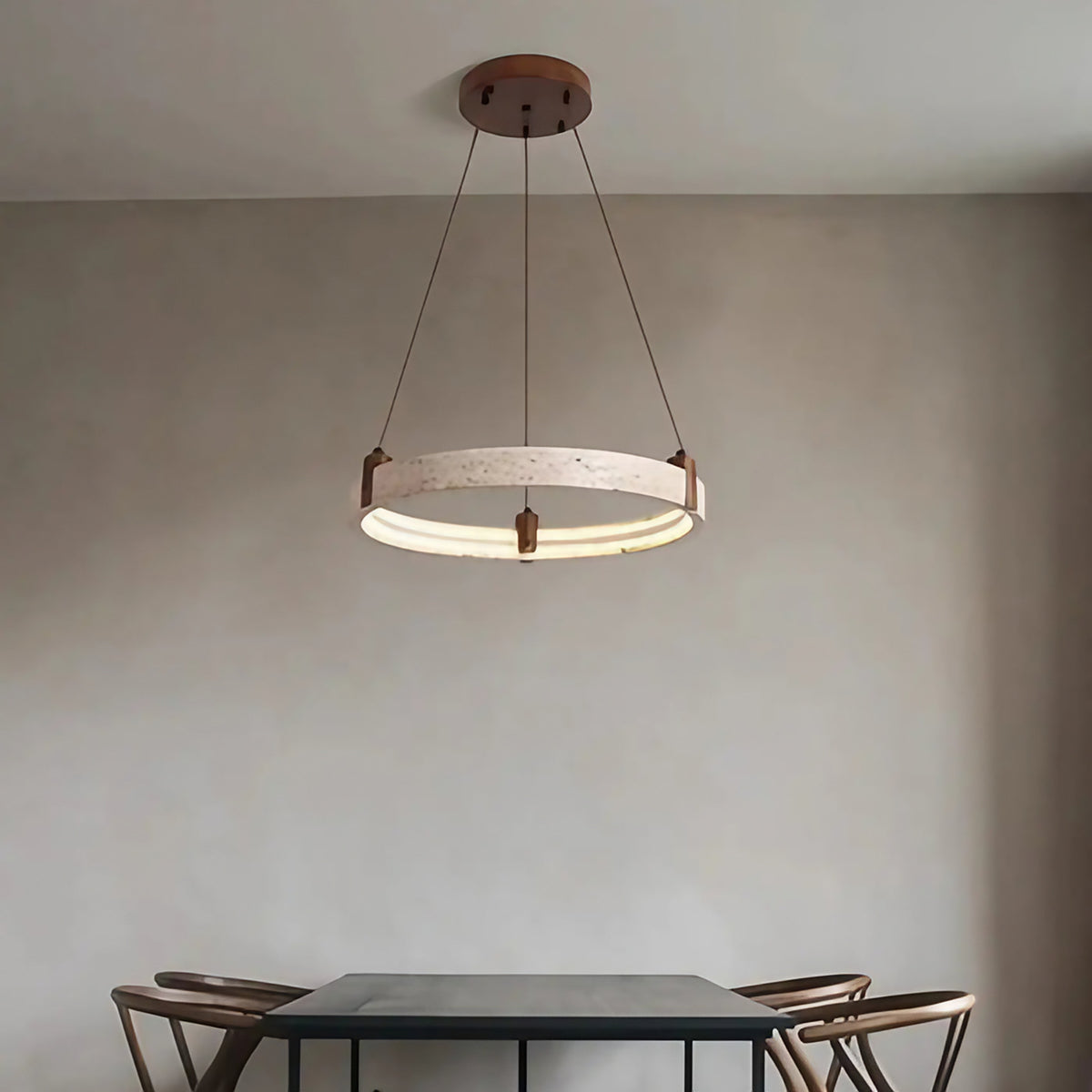 Suspension LED moderne au design épuré, tailles S, M et L
